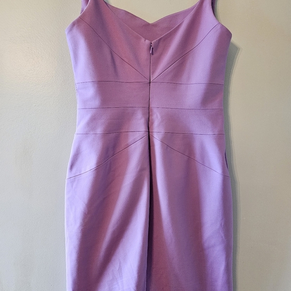 Robert Rodriguez Cocktail Sleeveless Classy Mini Dress Lilac Size 8. - Picture 12 of 16